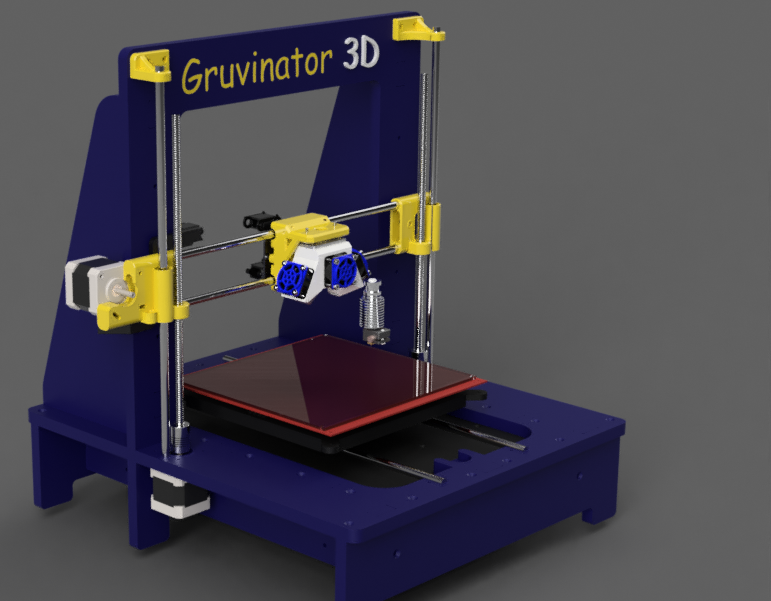 Gruvinator 3D v541 Fusion 360 Rendered 2016-09-13
